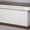 Two-Toned Closed Communion Table