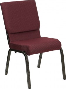 Hercules Burgundy Patterned Chair