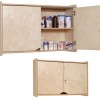 Steffy Wood Products Locking Wall Cabinet