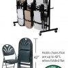 Holds up to 84 Chairs