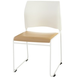 8700 Chair in Beige and White