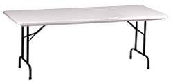 Correll Adjustable Height 30" x 96" Folding Table – $163