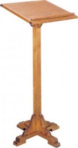 2955 Portable Wooden Lectern from Woerner