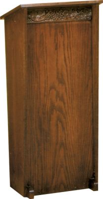 Woerner 5020 Wood Lectern with Grapevine Trim