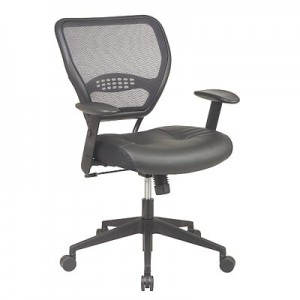 Office Star Deluxe Leather Swivel Office Chair w/ Air Grid - Church  Furniture Partner