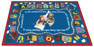 Bible Train - 1493 Area Rug