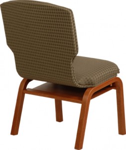 Fabric Backed Meridian Church Worship Chair