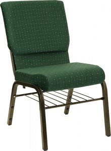 Green Hercules Chair w/ Book Rack (xu-ch-60096-gn-bas-gg)