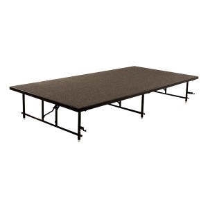 48" W x 96" L x 8" H Folding Stage Section