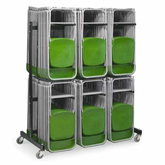 VCT72 Two-Tier Folding Chair Storage Caddy - $349 Each