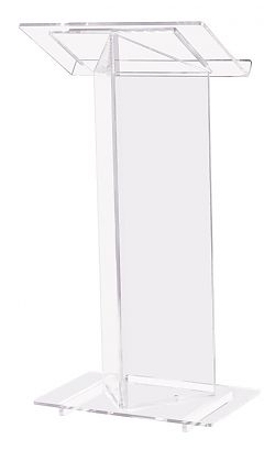 The 410 V-Style Acrylic Lectern from Oklahoma Sound (ELS-410)!