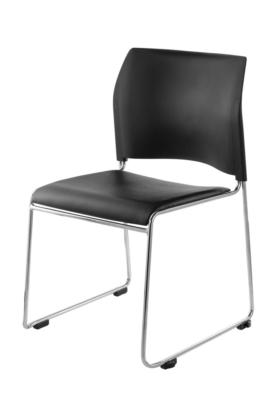 Black Cafetorium Chair - National Public Seating (8710-11-10)