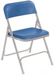 NPS 805 Blue-on-Grey Folding Chair