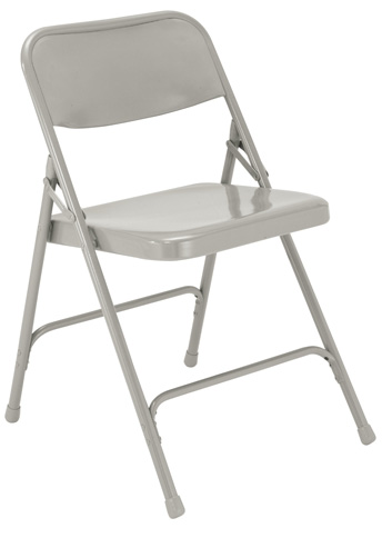 NPS 202 Steel Folding Chair in Grey on Sale